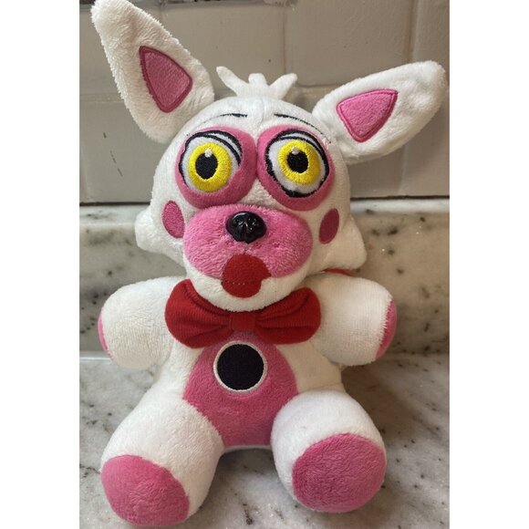 FNAF Five Nights at Freddy's 8" Funtime Foxy White Fox Plush Stuffed Animal - Picture 1 of 3